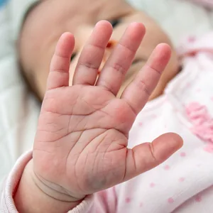 Baby hand photo